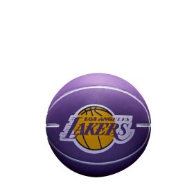 WILSON NBA DRIBBLER LOS ANGELES LAKERS BASKETBALL PURPLE