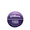 WILSON NBA DRIBBLER LOS ANGELES LAKERS BASKETBALL PURPLE ONE