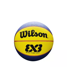 Wilson FIBA 3X3 Mini Rubber Basketball Blue/Orange