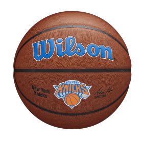 WILSON NBA TEAM COMPOSITE NEW YORK KNICKS BASKETBALL 7 BROWN