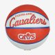 WILSON NBA TEAM RETRO MINI CLEVELAND CAVALIERS BASKETBALL 3 ORANGE/WHITE