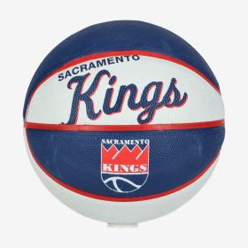   WILSON NBA TEAM RETRO MINI SACRAMENTO KINGS BASKETBALL 3 BLUE/WHITE