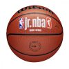 WILSON JR NBA FAM LOGO INDOOR OUTDOOR BSKT White/Brown 7