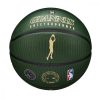 WILSON NBA PLAYER ICON OUTDOOR BSKT GIANNIS ANTETOKOUNMPO Green/Beige