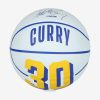 WILSON NBA PLAYER ICON MINI BSKT STEPHEN CURRY Blue/Yellow 3