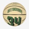 WILSON NBA PLAYER ICON MINI BSKT GIANNIS ANTETOKOUNMPO Green/Beige