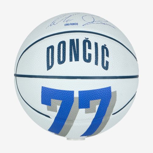 WILSON NBA PLAYER ICON MINI BSKT LUKA DONCIC Blue/White 3