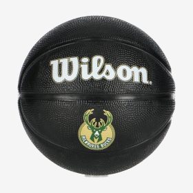 WILSON NBA TEAM TRIBUTE MINI BLACK MILWAUKEE BUCKS Black