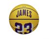 Wilson NBA Player Icon Mini Basketball LeBron New Yellow 3