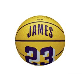Wilson NBA Player Icon Mini Basketball LeBron New Yellow