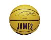Wilson NBA Player Icon Mini Basketball LeBron New Yellow 3