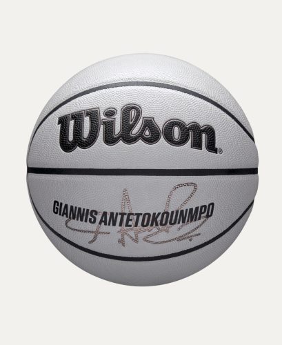 Wilson NBA Player Icon UV Giannis Antetokounmpo BSKT Grey