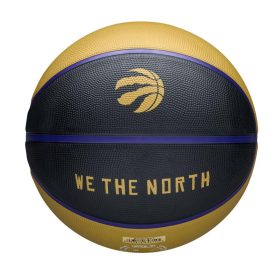   Wilson 2024 NBA Team City Edition Toronto Raptors Black/Yellow