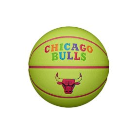 Wilson NBA Team Neon Chicago Bulls BSKT Green