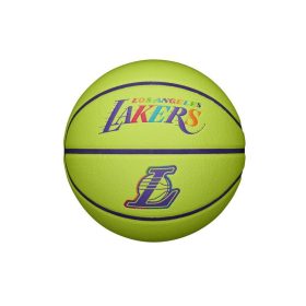 Wilson NBA Team Neon Los Angeles Lakers BSKT Green