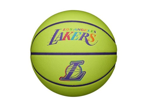 Wilson NBA Team Neon Los Angeles Lakers BSKT Green