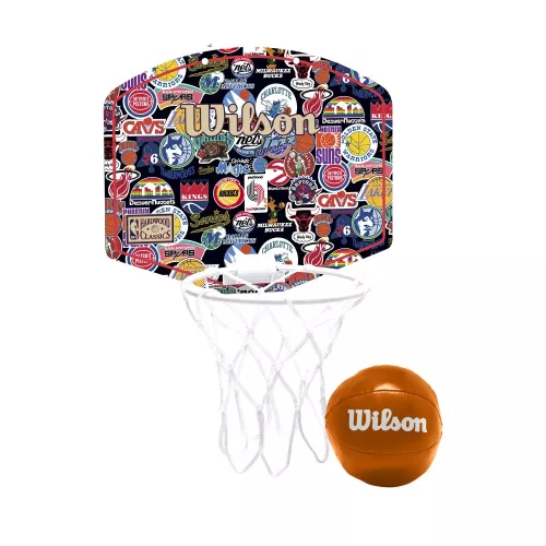 Wilson NBA Team Retro Mini Hoop Multicolor ONE